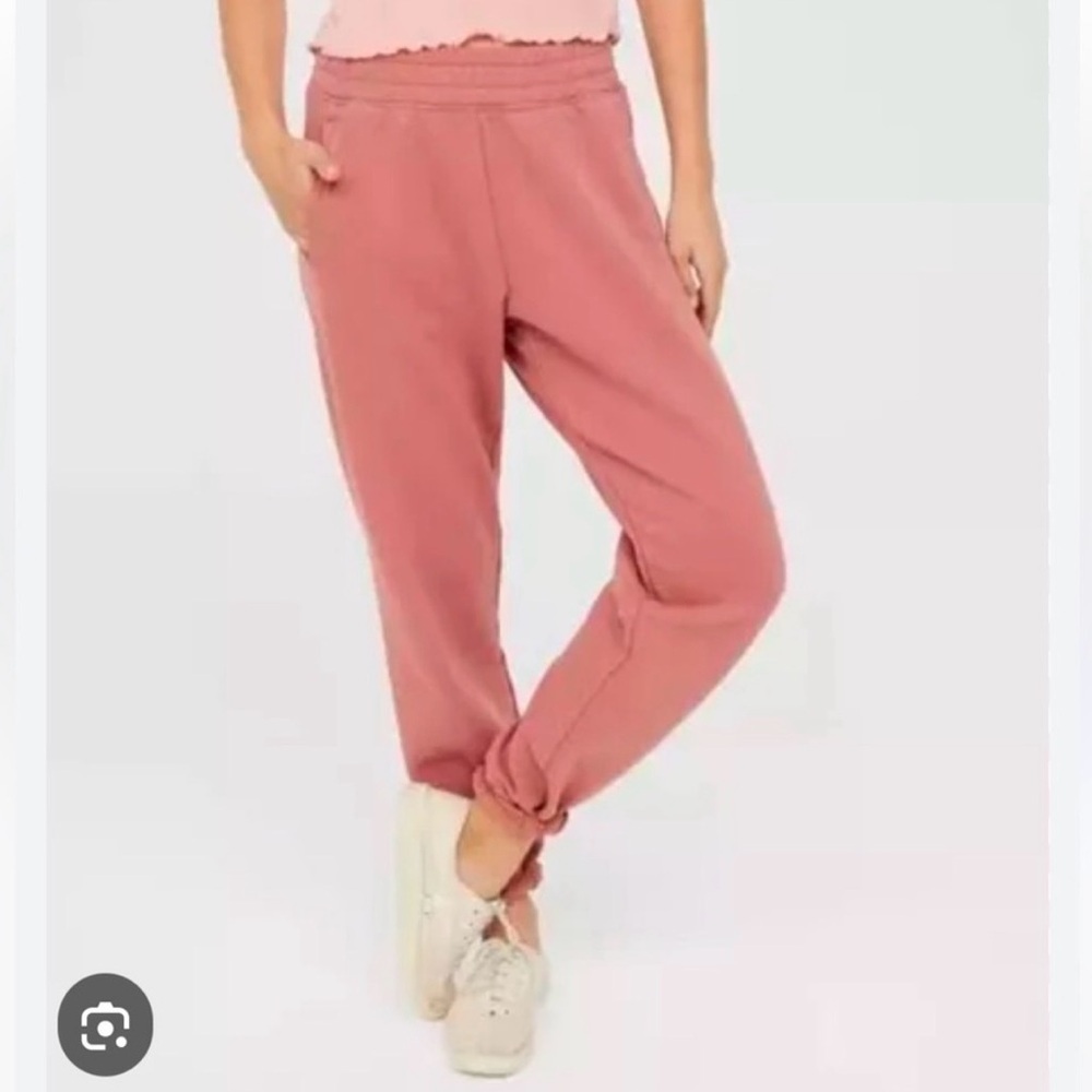 aerie Rose Mauve Drawstring Lounge Joggers